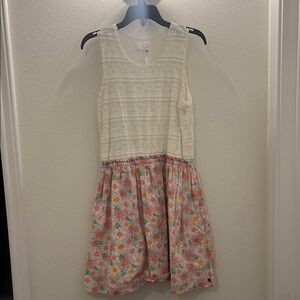 Matilda Jane  Girls' Floral Dress with Lace Top